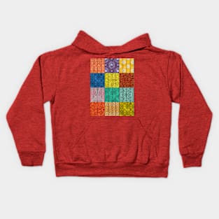 Bohemian Quilt D Kids Hoodie